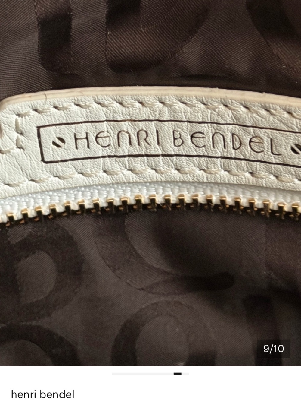 Henri Bendel Grey Pebbled Leather Tote - Picture 10 of 11